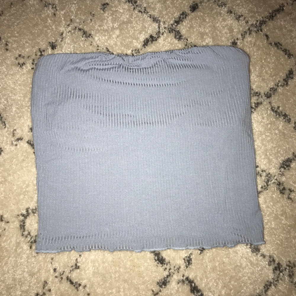 pacsun light blue tube top